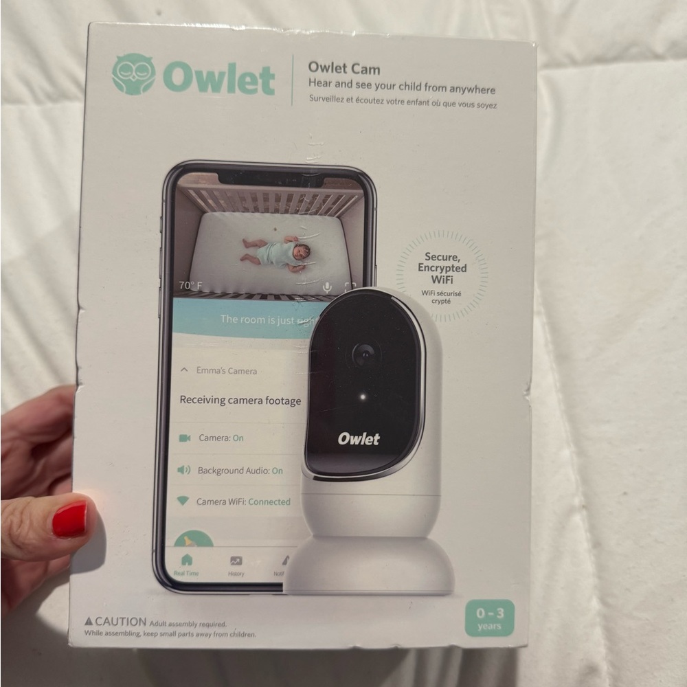 Owlet Cam Baby Monitor - White